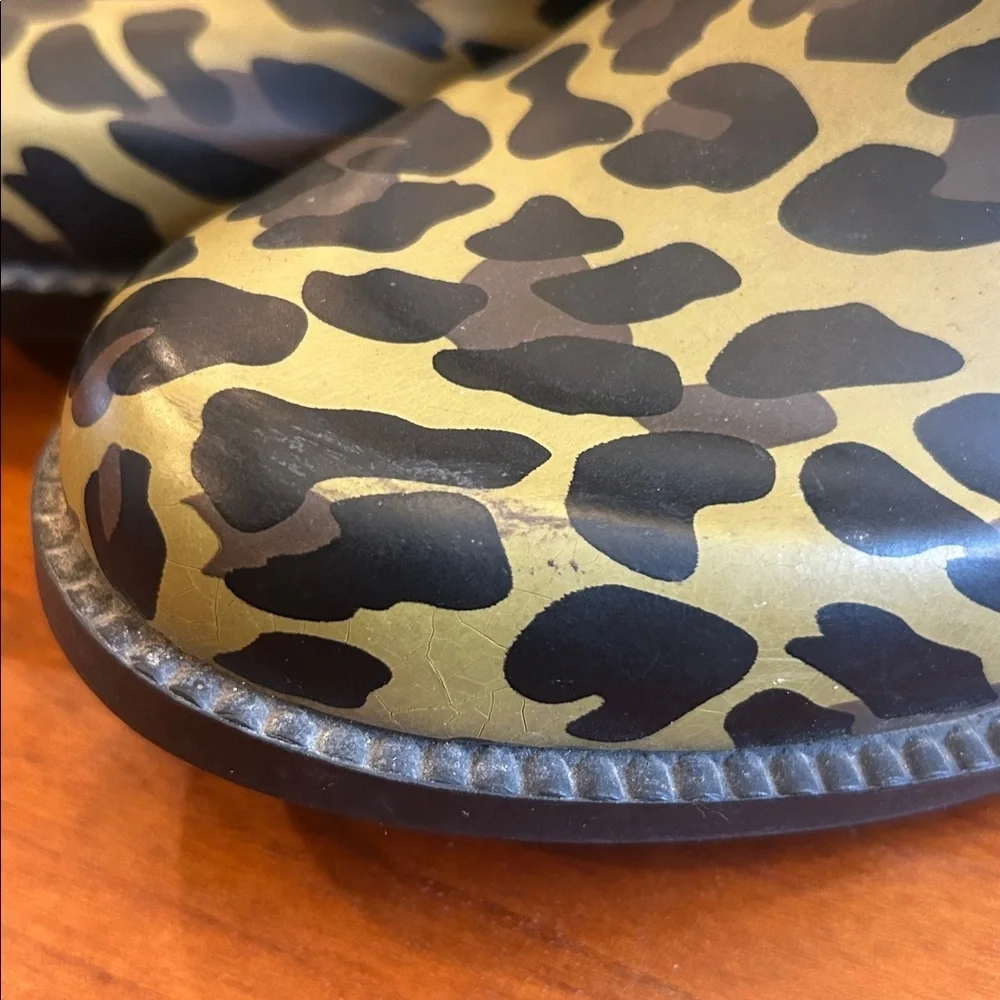 J Crew Leopard Print Rain Boots